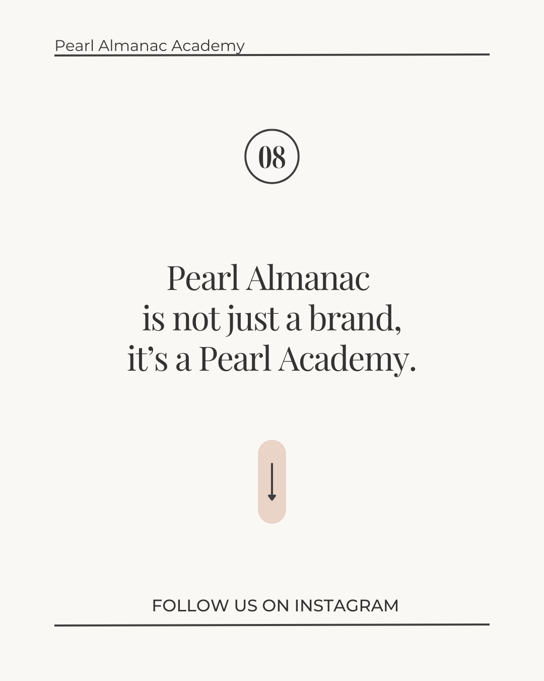 Promotional graphic for Pearl Almanac Academy with text and branding elements.